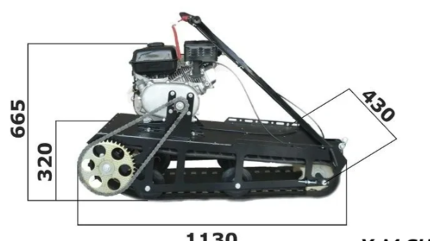 Мотобуксировщик XTREME-MOTORS "Конек-Горбунок" 6.5 л.с. в Домодедово