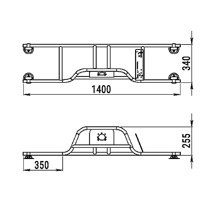 Стойка рулевая с бортовым креплением малая в Домодедово