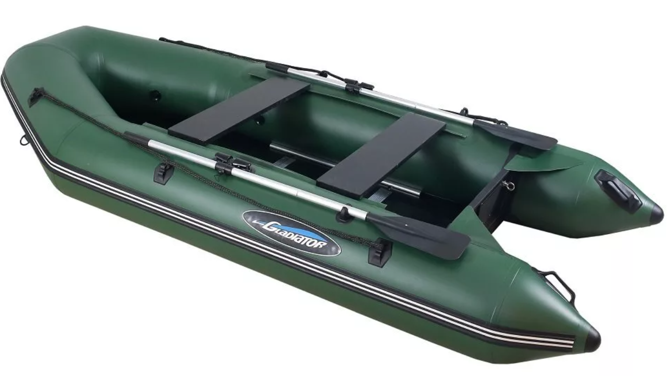 МОТОРНО-ГРЕБНАЯ ЛОДКА ПВХ GLADIATOR A 280 ТК С ФАНЕРНЫМ ДНОМ в Домодедово