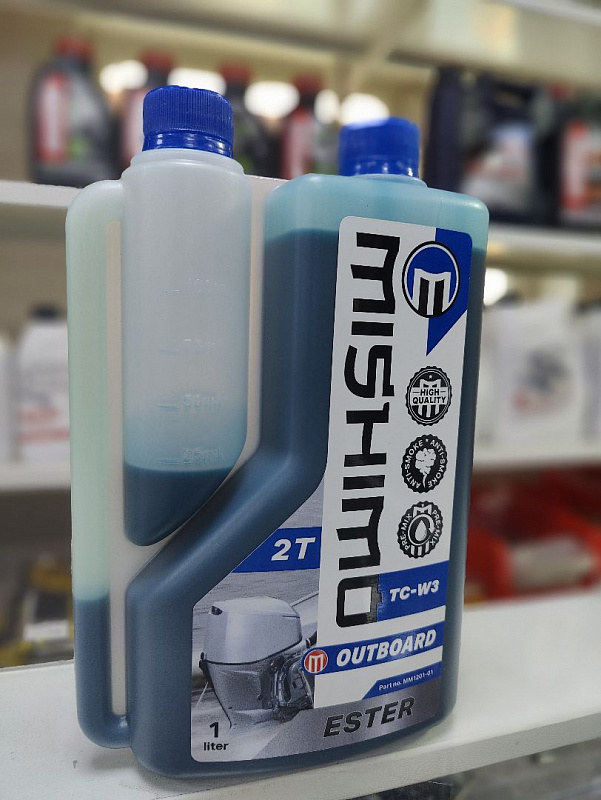 Масло MISHIMO 2T OUTBOARD (ESTER) полусинтетика 1 л в Домодедово