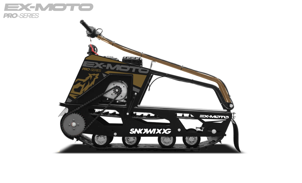 Мотобуксировщик EX-MOTO SNOWDOG S380 8л.с. в Домодедово