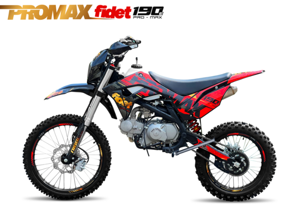 Мотоцикл (питбайк) PROMAX FIDET (ФАЙДЕТ) 190E MAX PRO LUX 19/16 в Домодедово