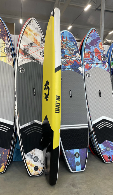 SUP ДОСКА-КАЯК 2 В 1 RAIDEX ALOHA YELLO 10.6’ (320СМ) в Домодедово