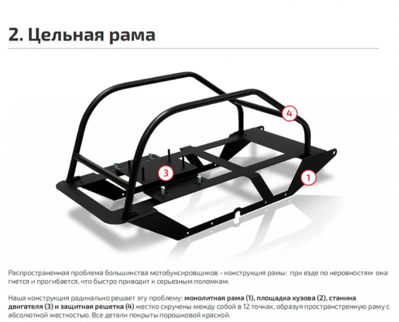 Мотобуксировщик НОРКА 380 MINI 9 л.с. в Домодедово