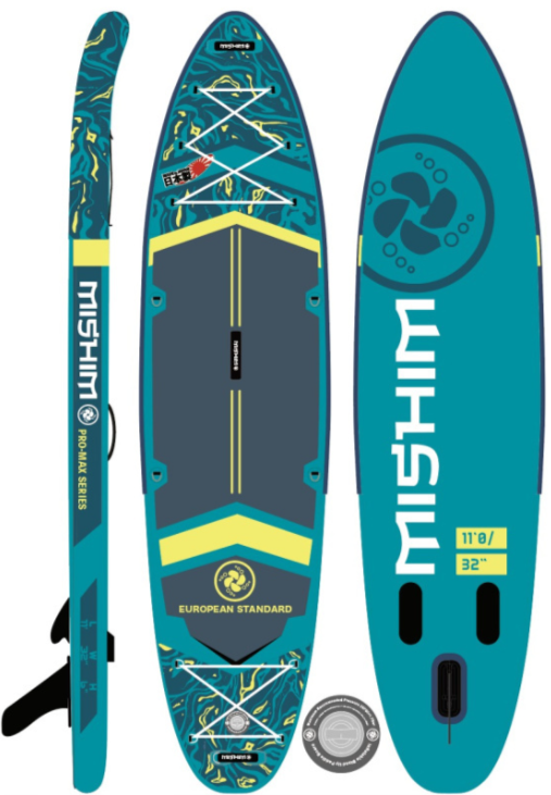 SUP (САП) Доска MISHIMO PRO-MAX Light Teal 11,6’ (355см) в Домодедово