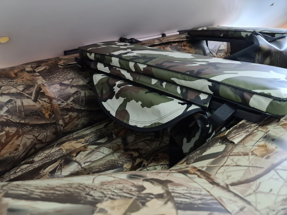 КОМПЛЕКТ МЯГКИХ НАКЛАДОК С СУМКОЙ ДЛЯ ЛОДОК 80Х20 КАМУФЛЯЖ в Домодедово