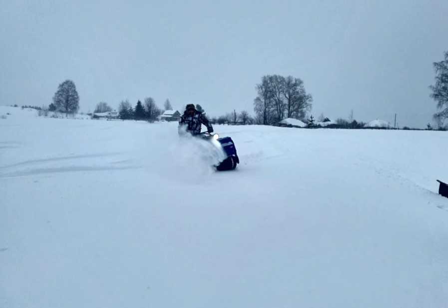 Мотобуксировщик Альбатрос-XLV 9 тележки, 1450 мм в Домодедово