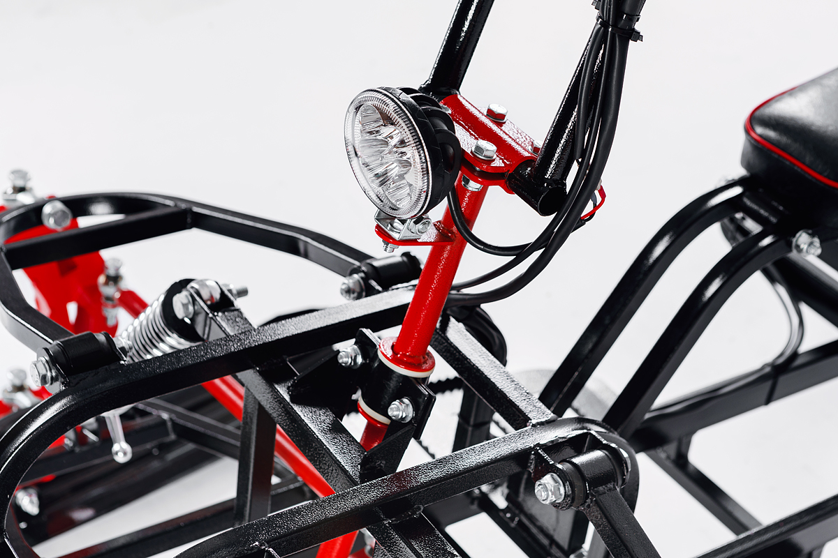 Лыжный модуль IKUDZO с подогревом ручек металлические лыжи в Домодедово