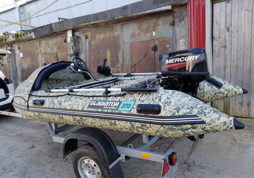 НАДУВНАЯ ЛОДКА GLADIATOR C370AL в Домодедово