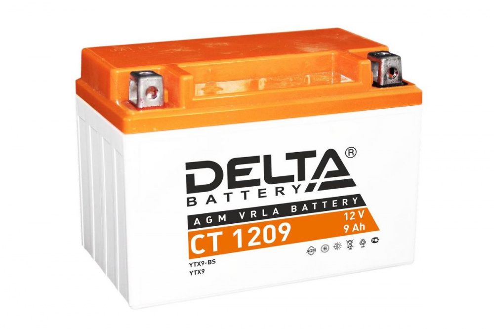 Аккумулятор Delta CT 1209 (12V / 9Ah) в Домодедово
