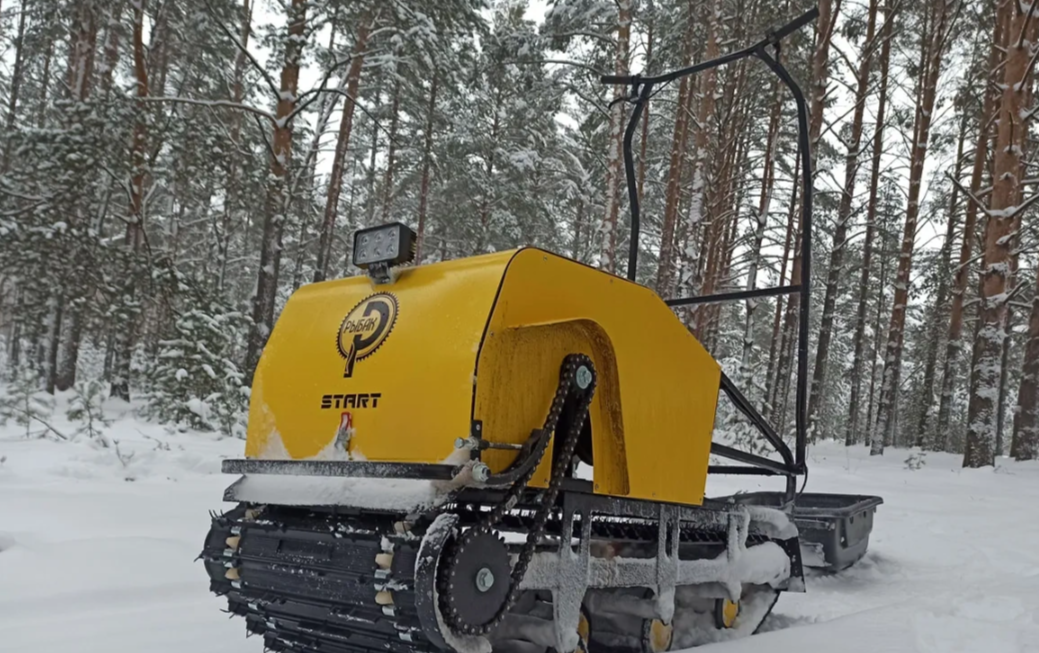 Мотобуксировщик РЫБАК СТАРТ Lifan 15 л.с. (металлический капот) в Домодедово