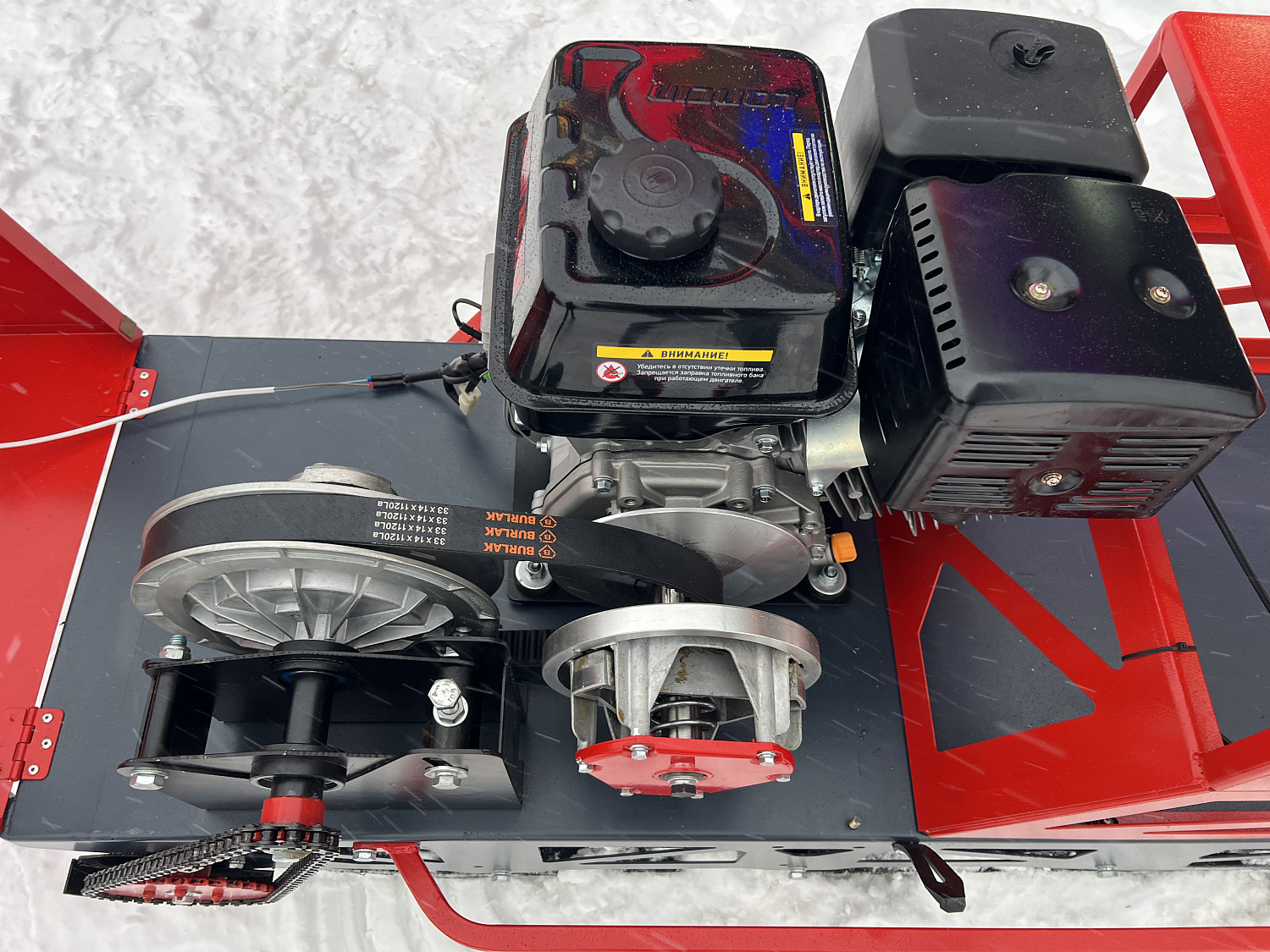 Мотобуксировщик EX-MOTO SNOWDOG S500 15л.с в Домодедово