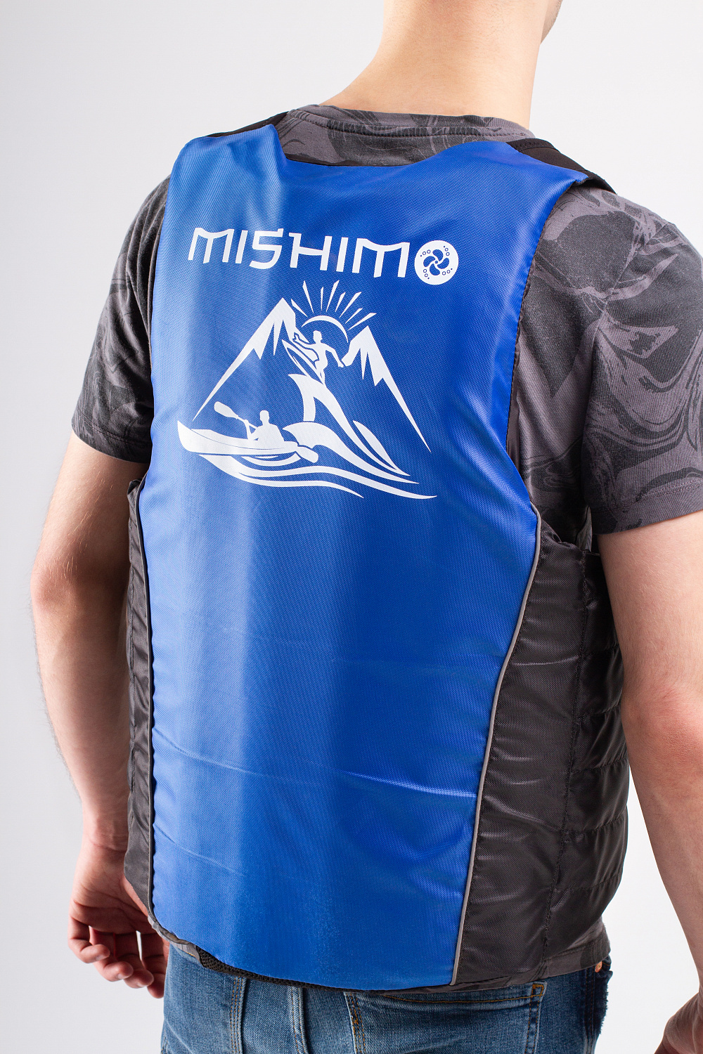 Жилет спасательный MISHIMO PRO Премиум качества Черно-синий в Домодедово